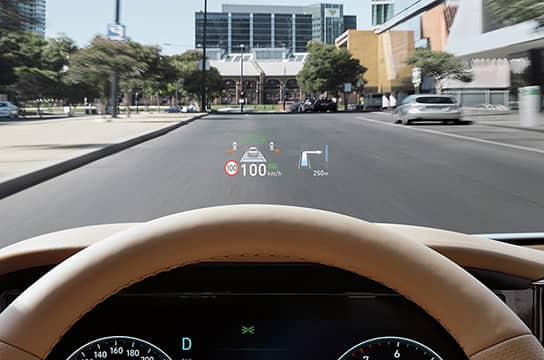 Azera Head-up display