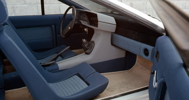 Interior shot of the Pony Coupe