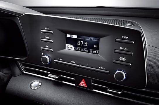 Elantra basic audio system