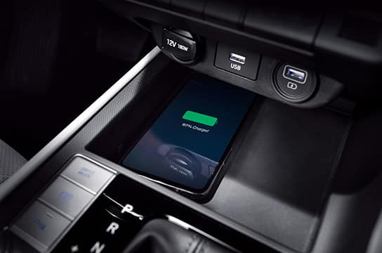 Elantra wireless smartphone charging