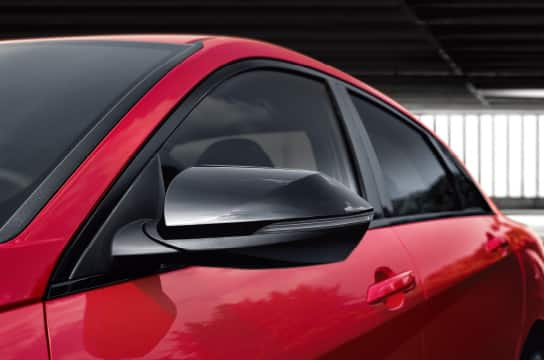 Glossy Black Side Mirror Covers & DLO Molding