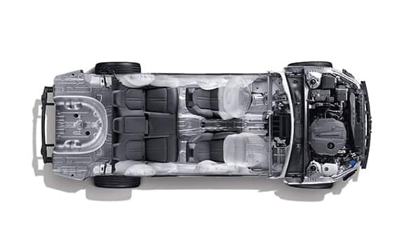 Sonata engine room structure and 9 air bag system